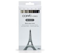 Copic Ciao Lot de 6 Marqueurs de dessin Gris chauds
