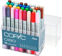 Copic Ciao Set E Marqueurs graphiques - Rechargeables avec Copic Ink - 36pcs