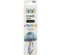 COPIC Set de marqueurs Ciao LAYER & MIX Pastel Palette - 3 couleurs - pointe moyenne et brosse