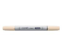 COPIC Ciao YR000, Silk, Twin Marker avec une pointe moyenne et une pointe brosse