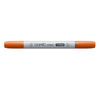COPIC Ciao YR68, Orange, Twin Marker avec une pointe moyenne et une pointe Brush