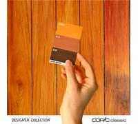 COPIC Classic double face Fine & Chisel 3-pcs, teintes bois vives
