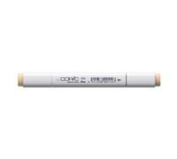 COPIC Classic E53, Raw Silk, Twin Marker avec une pointe moyenne et une pointe fine