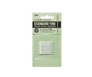 Copic Classic, Spare Nib, Standard Fine, 10 pointes de rechange pour Twin Marker avec une pointe large et une pointe fine