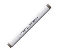 COPIC Classic W-6, Warm Gray No. 6, Twin Marker avec Une Pointe Moyenne et Une Pointe Fine