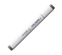 COPIC Classic W-7, Warm Gray No. 7, Twin Marker avec Une Pointe Moyenne et Une Pointe Fine