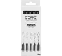 COPIC Fineliner MULTILINER noir set de 5 pièces