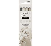 COPIC Marqueur ciao 3+1 Set SHADE "Gris clair chaud