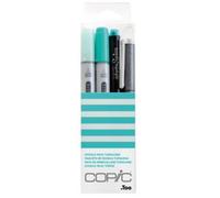 Copic Marqueur Ciao, Kit De 4 "Doodle Pack Turquoise" 0,000000 Noir