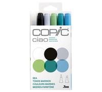 COPIC Marqueur ciao set de 6 "Sea