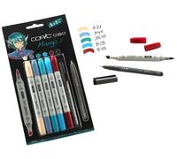 COPIC Marqueur de loisir créatif ciao 5+1 Set Manga 2
