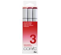 Copic Sketch Set « Color Fusion 3 », 3 Twin Marker avec Une Pointe de Largeur Moyenne et Une Pointe « Brush ».
