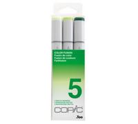 COPIC – Ensemble de marqueurs Sketch Color Fusion 5 – 3 marqueurs Twin (pointe moyenne et brosse)