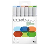 COPIC Marqueur sketch Set de 6 "Earth Essentials