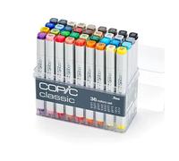 Copic Marqueurs classiques à base d'alcool, lot de 36 pièces