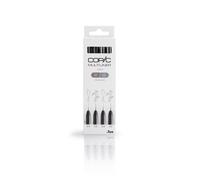 Copic Multiliner, Greys, Pack Of 4, Medium, For Art & Crafts, Colouring, Graphic