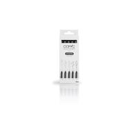 Copic Multiliner Set, Black, 5 Fineliner en différentes épaisseurs de trait, stylos à dessin avec une pointe fine et encre pigmentée résistante à l'eau