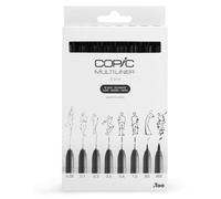 COPIC Pochette de 8 stylos Liner – Import Royaume-Uni