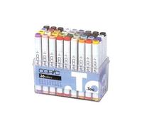 COPIC – Coffret 36 marqueurs professionnels – encre à alcool permanente, double pointe, rechargeable