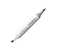 COPIC Sketch C-6, Cool Gray No. 6, Twin Marker avec une pointe moyenne et une pointe pinceau