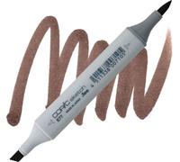 COPIC Sketch double-face Pinceau & Ciseau, E77 Marron