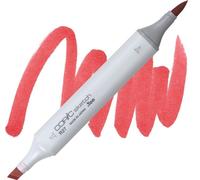 COPIC Sketch double face Pinceau & Ciseau, R27 Rouge cadmium