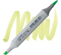 COPIC Sketch double face Pinceau et ciseau, YG01 Vert bice