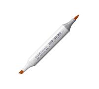 COPIC Sketch E97, Deep Orange, Twin Marker avec Une Pointe de Largeur Moyenne et Une Pointe « Brush ».