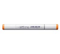 COPIC Sketch FYR1, Fluorescent Orange, Twin Marker avec Une Pointe de Largeur Moyenne et Une Pointe Pinceau