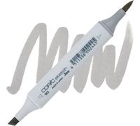 COPIC Sketch W-3, Warm Gray No. 3, Twin Marker avec une pointe moyenne et une pointe pinceau