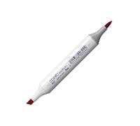 COPIC Sketch R27, Cadmium Red, Twin Marker avec une pointe de largeur moyenne et une pointe « brush ».