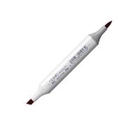 COPIC Sketch R89, Dark Red, Twin Marker avec une pointe de largeur moyenne et une pointe « brush ».