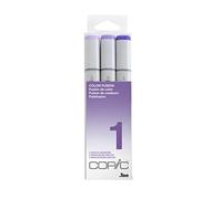Copic Sketch Set « Color Fusion 1 », 3 Twin Marker avec une pointe de largeur moyenne et une pointe Brush