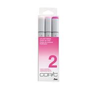 Copic Sketch Set « Color Fusion 2 », 3 Twin Marker avec une pointe de largeur moyenne et une pointe « brush ».