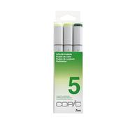 Copic Sketch Set « Color Fusion 5 », 3 Twin Marker avec une pointe moyenne et une pointe brosse