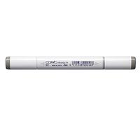 COPIC Sketch W-7, Warm Gray No. 7, Twin Marker avec une pointe moyenne et une pointe pinceau