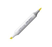 COPIC Sketch Y06, Yellow, Twin Marker avec Une Pointe de Largeur Moyenne et Une Pointe « Brush ».