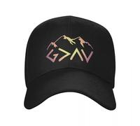 Copie Classique de la Casquette de Baseball de Dieu est Plus Grand Que Les Hauts et Les Bas ; Hauts et Bas - Sac de Plage dégradé pour Femmes Chapeau Ajustable en Coton de Sport pour Hommes
