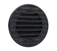 Copie de grille de ventilation - Anthracite - Insectes - Grille ronde - Aération arrière - Diamètre : 70 mm
