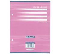 Copie double blanche Clairefontaine 17x22 grand carreaux 70g perforee - sachet de 50 G