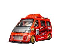 Copie Fidèle l’Origine Avec Beaucoup Détails 1:24 Wuling Rongguang Version Modifiée Rouge Simulation Son Et Lumière Tirer Vers L'arrière Modèle Voiture Alliage Jeu Passe-temps Maquette Voiture(Rouge)
