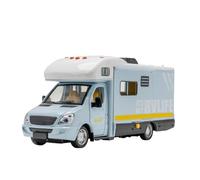 Copie Fidèle l’Origine Avec Beaucoup Détails Modèle Voiture Loisir Luxe L'échelle 1:32 Camping-car Camping-car Fourgonnette Tourisme Collection Affichage Cadeau Pour Garçon Maquette Voiture(Bleu)