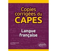 Copies corrigées du CAPES: Langue française