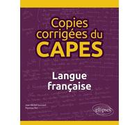 Copies Corrigées Du Capes - Langue Française