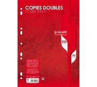 Copies doubles 7000 sous film A4 200 pages perforées petits carreaux 70 g