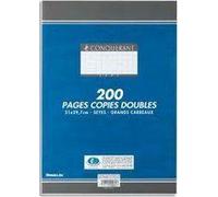 Copies Doubles Non Perforées 200 Pages A4 70g Seyes