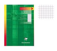 Clairefontaine - Copies doubles A4 - Non perforées - Petits carreaux - 100 feuilles