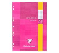 Copies Perforées sous étui A4 200 pages Q.5x5 avec Marge