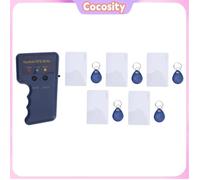 Copieur de Cartes 125Khz, Copieur d'identité Portable, Duplicateur LD et AWID avec 5 Cartes T5577 et 5 Porte-clés T5577