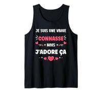 Copine Amie Drole Blague Humour Je suis Une Vraie Connasse Débardeur